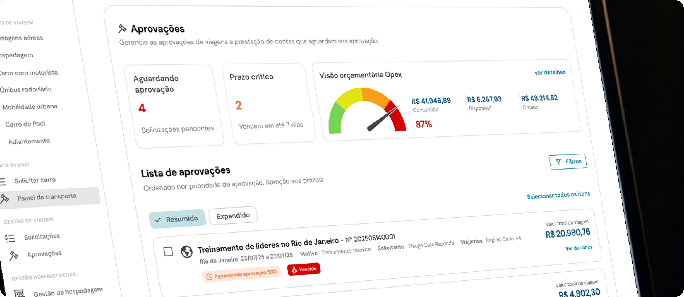 Prestação de contas