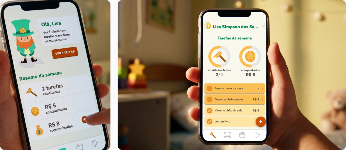 Telas do app Trevo — visão geral